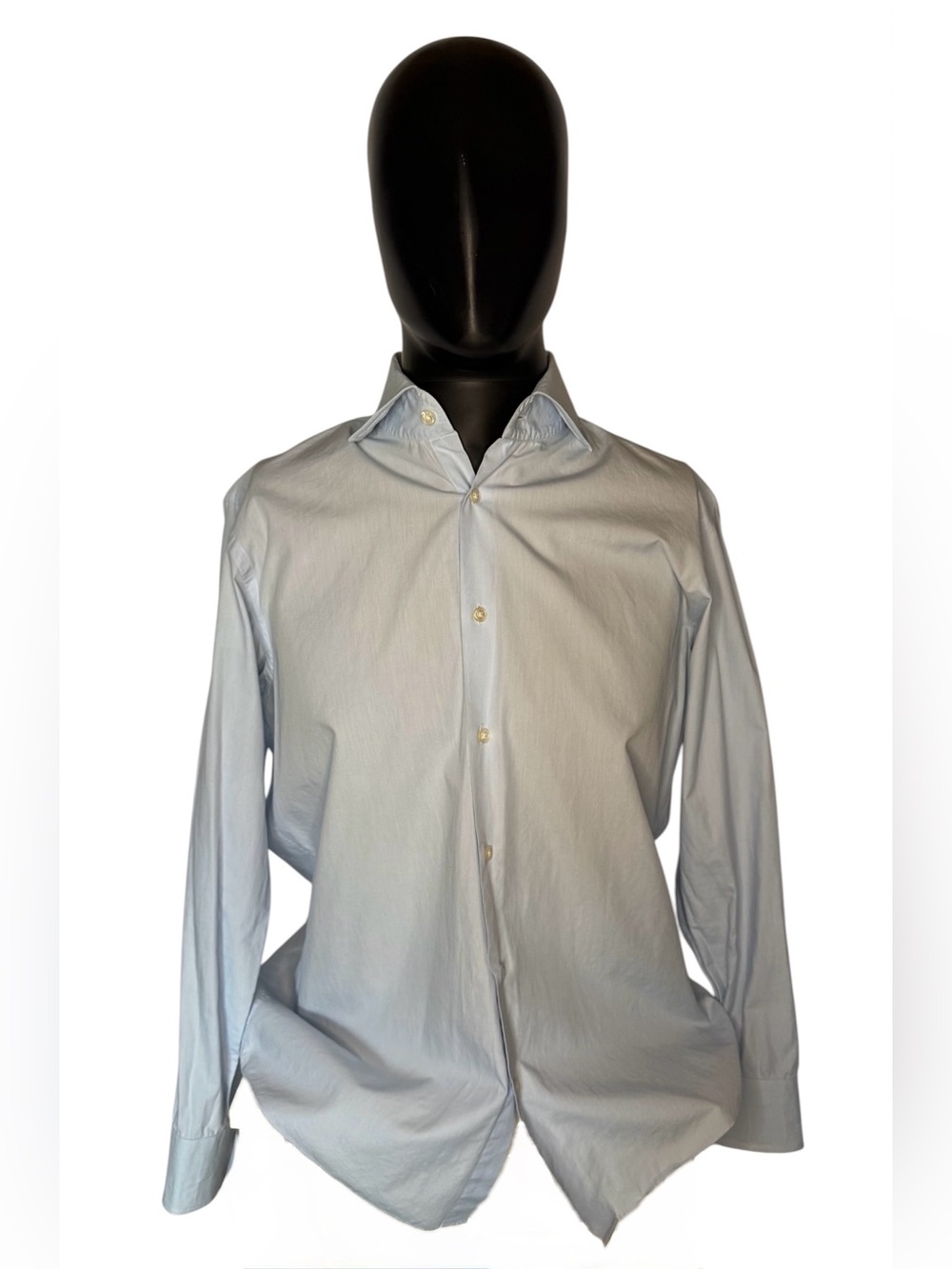 BOSS Hugo Boss Eliott Light Blue Regular Fit Dress Shirt Size 15.5 R